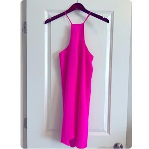 Alice & Trixie Hot Pink 100% Silk Dress - Small